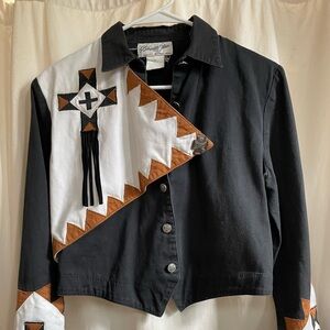 Balero style cool western top